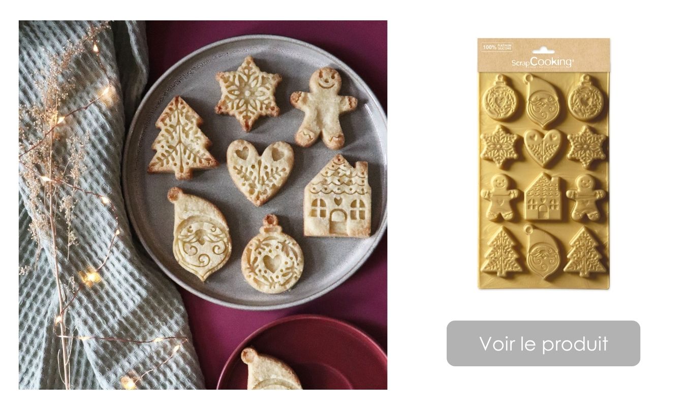 Recette Shortbread chocolat de Noël - ScrapCooking